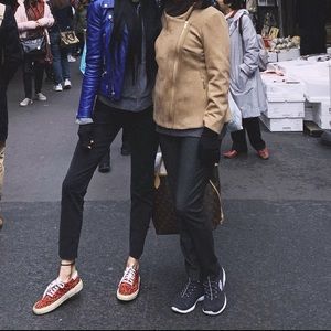 TOPSHOP BOUTIQUE DISTRESSED MOM JEANS PANTS BLACK